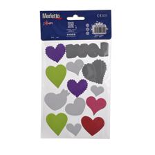 STICKER DE FOMI 3D (CORAZON) - 785-8944435