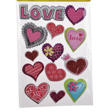 STICKER DE FOMI 3D (CORAZON) - 785-8944435