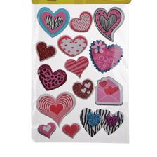 STICKER DE FOMI 3D (CORAZON) - 785-8944435