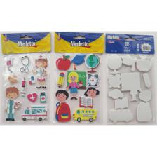 STICKER DE FOMI 3D (ESCUELA / HOSPITAL) - 785-8944436