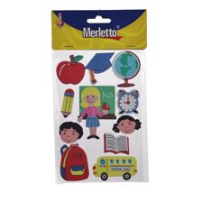 STICKER DE FOMI 3D (ESCUELA / HOSPITAL) - 785-8944436