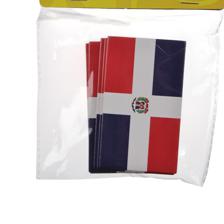 BANDERA DE REPUBLICA DOMINICANA 8.5x5cm - 785-8944439