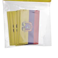 5PCS FOAM STICKERS (ECUADOR FLAG) - 785-8944440