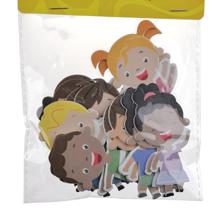 STICKER DE FOMI 16PZAS (NINO, NINA) - 785-8944448