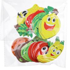 STICKER DE FOMI 22PZAS 2 PACKS (FRUTA) - 785-8944449