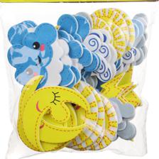 STICKER DE FOMI 40PZAS (CLIMA) - 785-8944454