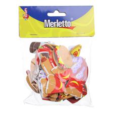 STICKER DE FOMI 33PZAS (HAMBURGUESA) - 785-8944458