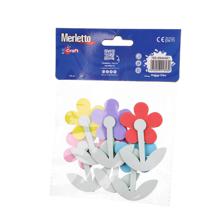 STICKER DE FOMI 6PZAS 3D (FLORES) - 785-8944461