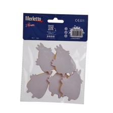 STICKER DE FOMI 5PZAS 3D (POLLITO) - 785-8944462