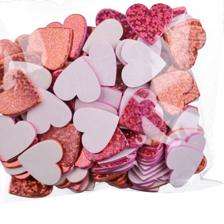 STICKERS LASER DE FOMI 130PZAS (CORAZON) - 785-8944464