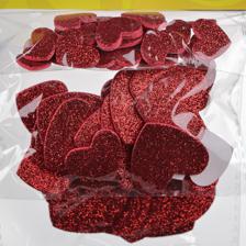 STICKERS GLITTER DE FOMI 60PZAS 3 PACKS (CORAZON) - 785-8944465