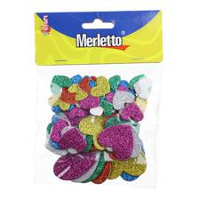 STICKERS GLITTER DE FOMI 60PZA 3 PACKS (CORAZON) - 785-8944466
