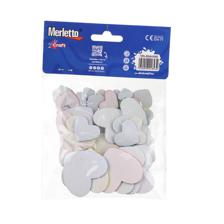 STICKERS GLITTER DE FOMI 60PZA 3 PACKS (CORAZON) - 785-8944466