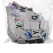 STICKERS LASER DE FOMI 150PZAS (LETRAS) - 785-8944467