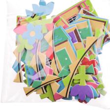 STICKER DE FOMI 19PZAS (CASA, FLORES) - 785-8944471