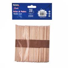 PALITOS DE MADERA NATURAL 50PZA 11.4x0.2CM - 785-9162757