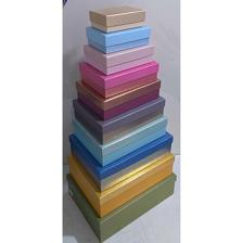 SET DE 10 CAJAS DE REGALOS TAMANOS SURTIDOS - 786-8532462