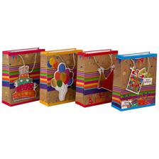 180PCS/CTN GIFT BAG. SIZE: 30X41.5X12CM. (210G White Card Pa - 786-8891506