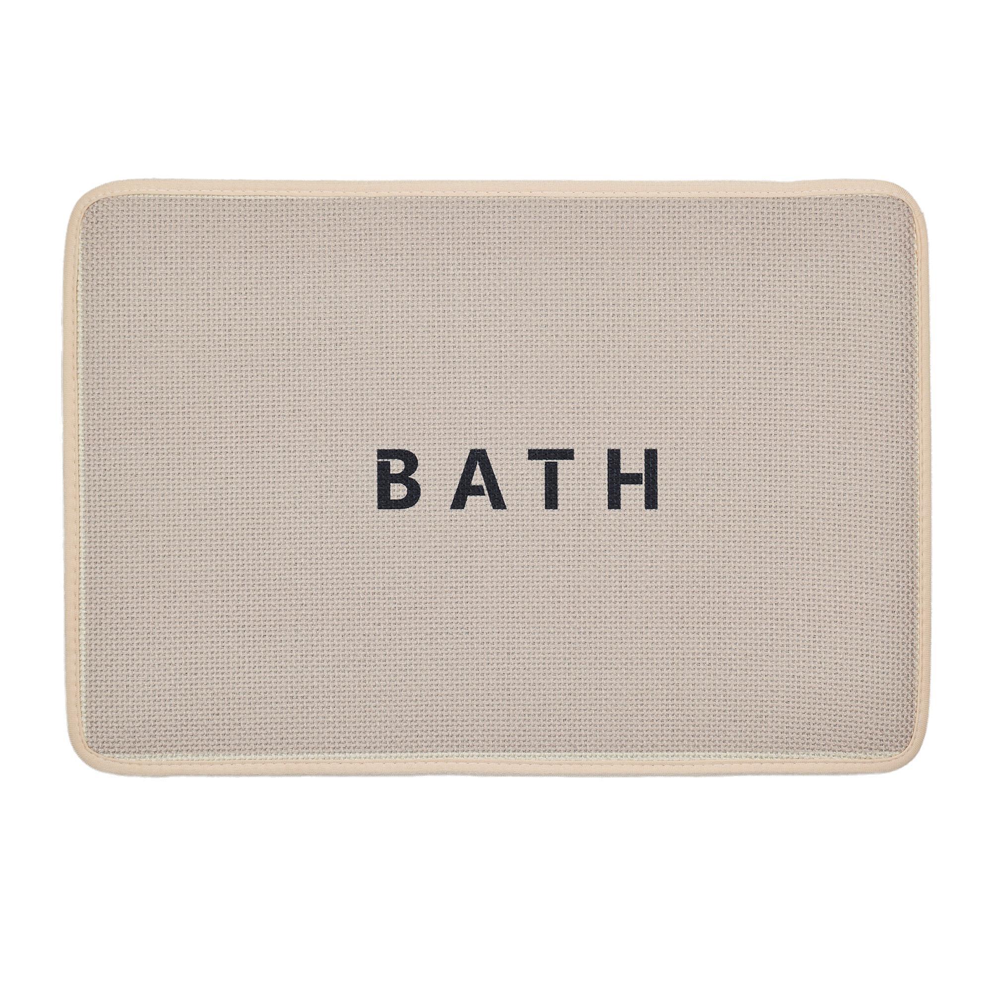 ALFOMBRA P/BAÑO 60X40X0.4CM - 351-110003