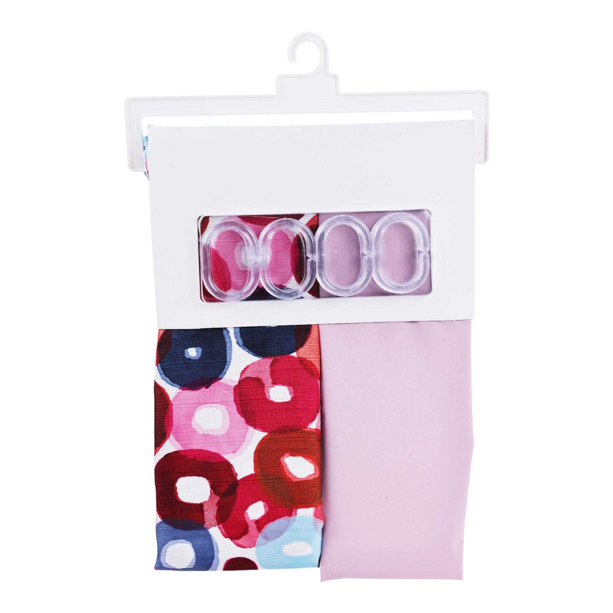 CORTINAS DE KG PARA BANHEIRO, 2 PEÇAS - 353-090033