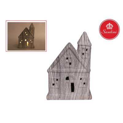 CASA DECOR C/LUZ 6.5X7.5X9.5CM