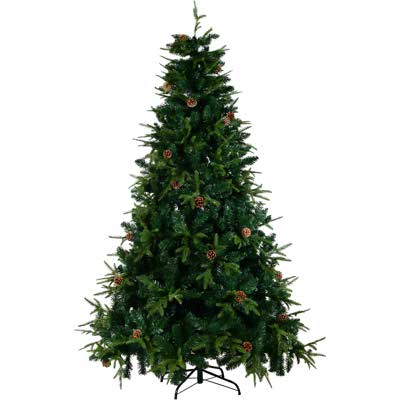 ARBOL 7PIES 1200TIPS (PIÑAS NATURALES)