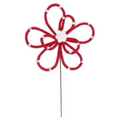 POINSETTIA DECOR 55X27X7CM