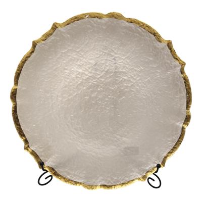 PORTAPLATO DE VIDRIO33X33X2CM