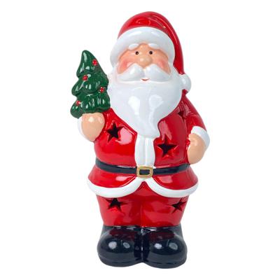 SANTA C/LUZ9.5X7X16CM