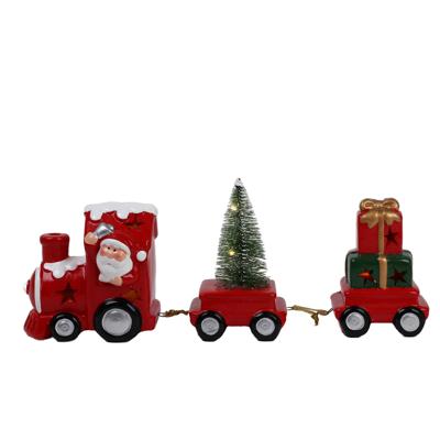 SANTA TREN C/LUZ C/BATCELL BO