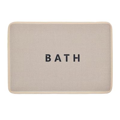 ALFOMBRA P/BAÑO 60X40X0.4CM