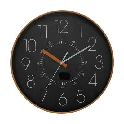 RELOJ D/PARED A/BAT AA 30X4.8X