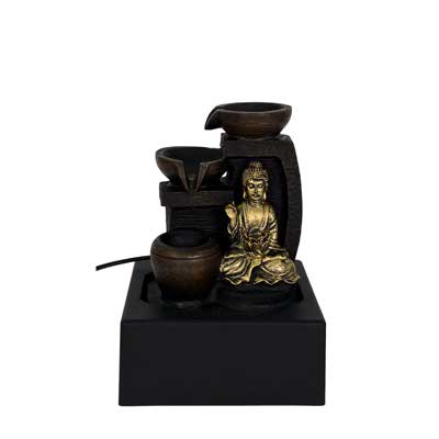 FUENTE C/LUZ 19X17X26CM