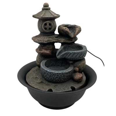FUENTE C/LUZ  C/LUZ 21X21X26CM