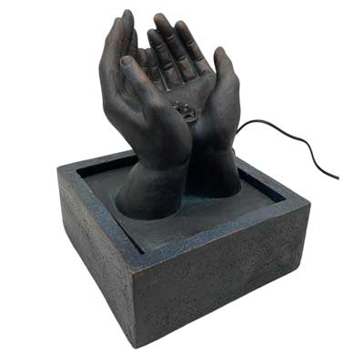 FUENTE C/LUZ 20X20X26CM