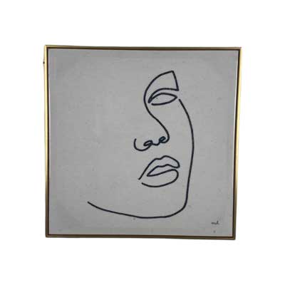 CUADRO C/MARCO 60X3.5X60CM