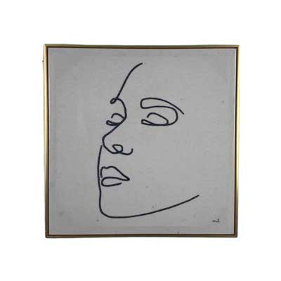 CUADRO C/MARCO 60X3.5X60CM