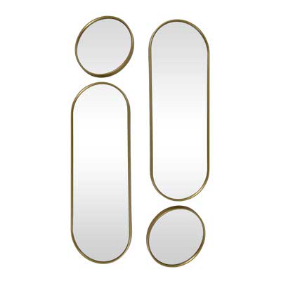 JG ESPEJOS 4PZ 61.5X21X2.5CM