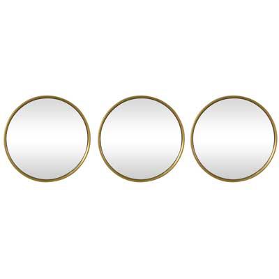 JG ESPEJOS 3PZ 21X21X2.5CM