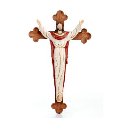 PLACA PARED JESUS E/CRUZ