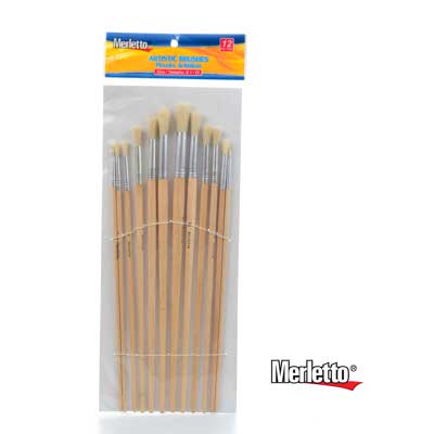 SET PINCELES REDONDO #1-12