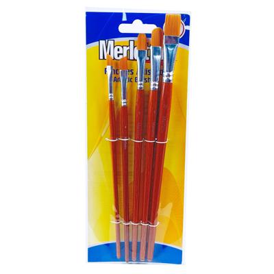 SET DE 5 PINCELES #2, 4, 5, 8, 10