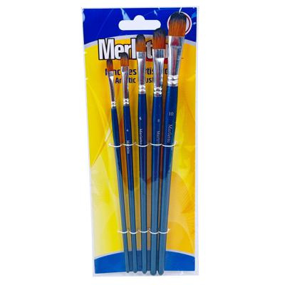 SET DE 5 PINCELES #2, 4, 6,8,10