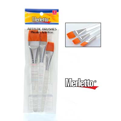 SET DE PINCELES SURTIDOS 3PZ #1/2,#3/4,#1