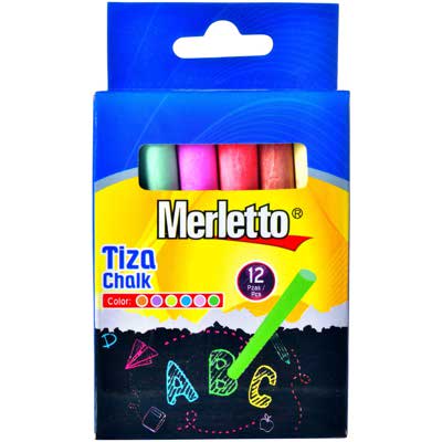 TIZA DE COLORES 12PZ