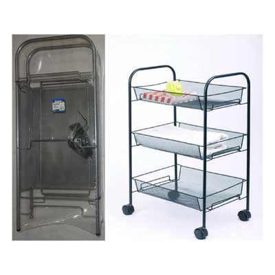 ORGANIZADOR DE METAL CON RUEDAS