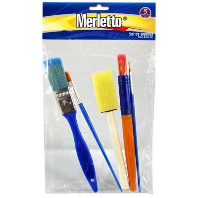 SET DE BROCHAS SURTIDAS 5PZ