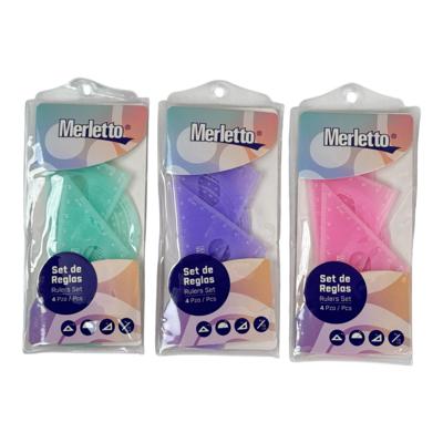 SET DE REGLAS 4PZA 15CM