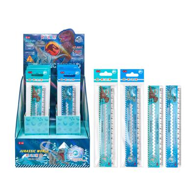 REGLA JURASSIC WORLD 15 CM CON DISCO DESLIZANTE (1 PZ)