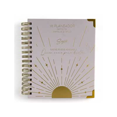 PLANIFICADOR "SOY" F4 MENSUAL SEMANAL Y CALENDARIO 116 HOJAS